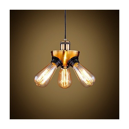 Amerikanische Country Industrial Kupfer Kopf Drei Fuß Droplight Lampe Amerikanische Country Industrial Kupfer Kopf Drei Fuß Droplight Lampe