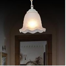 Traditionelle klassische Vintage-Retro-Pendelleuchte aus Metall mit Malerei