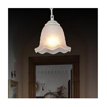 Traditionelle klassische Vintage-Retro-Pendelleuchte aus Metall mit Malerei Traditionelle klassische Vintage-Retro-Pendelleuchte aus Metall mit Malerei