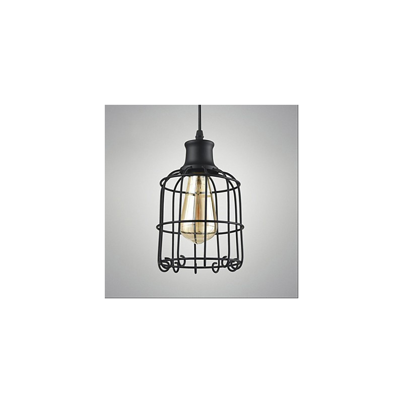Edison Vintage Licht Anhänger Lampe Leuchte Kronleuchter Käfig Lampenschirm