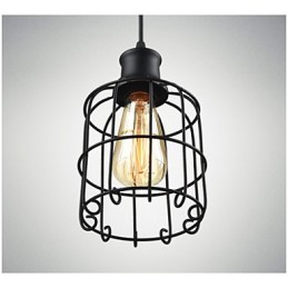 Edison Vintage Licht Anhänger Lampe Leuchte Kronleuchter Käfig Lampenschirm