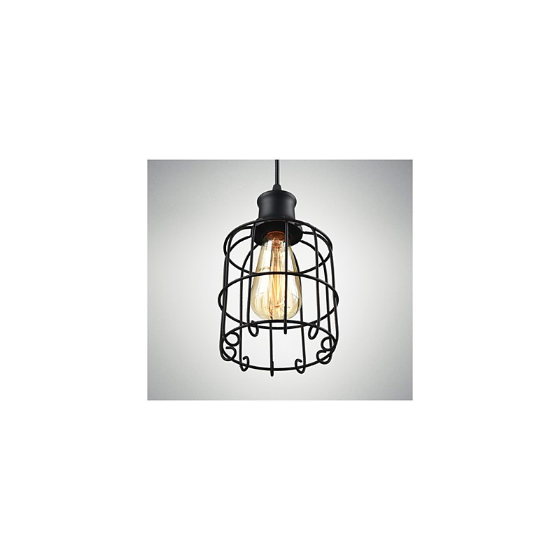 Edison Vintage Licht Anhänger Lampe Leuchte Kronleuchter Käfig Lampenschirm