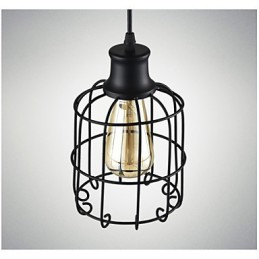 Edison Vintage Licht Anhänger Lampe Leuchte Kronleuchter Käfig Lampenschirm