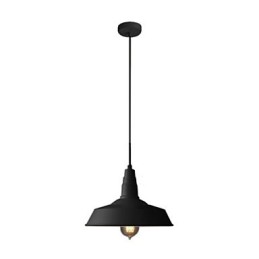 Hängelampe aus Metall im Vintage-Stil mit Malerei