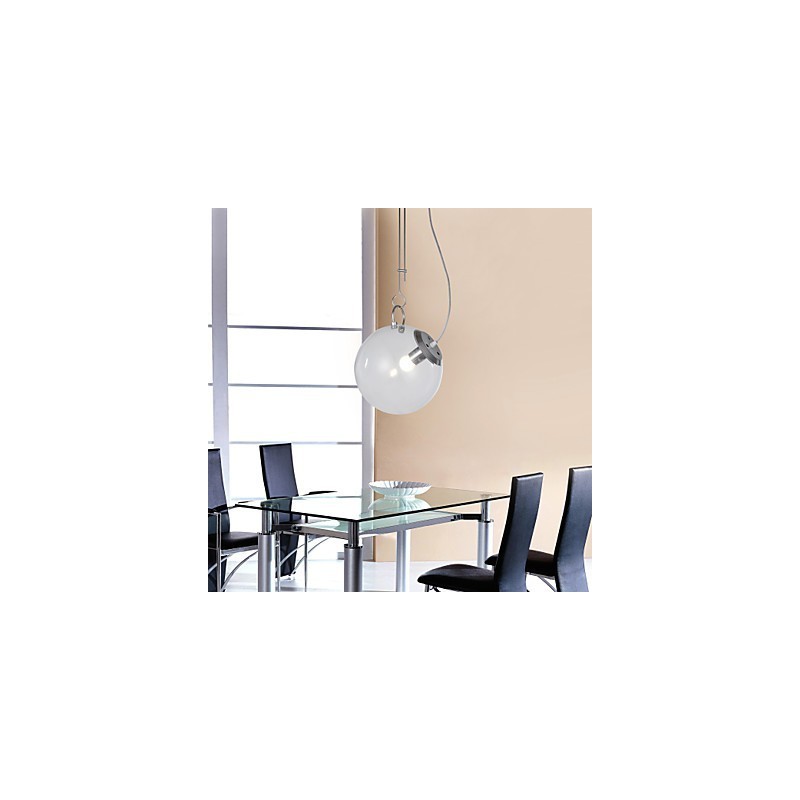 Moderne Pendelleuchte im zeitgenössischen Mini-Stil mit Gemälde