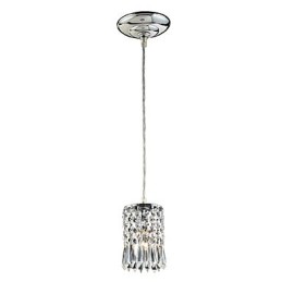 Moderne, zeitgenössische Pendelleuchte im Mini-Stil aus galvanisiertem Kristall