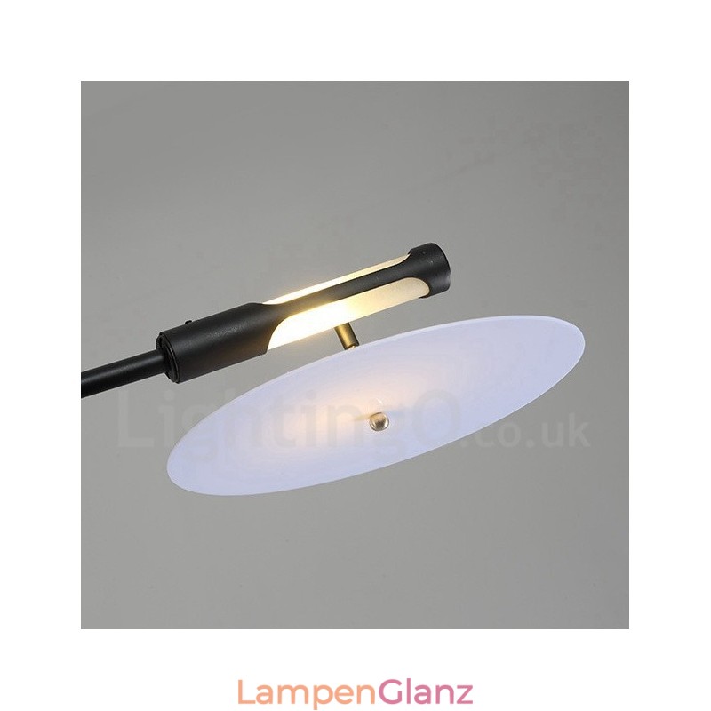 Moderne, zeitgenössische Kronleuchterlampe mit 8 Lichtern in Schwarz