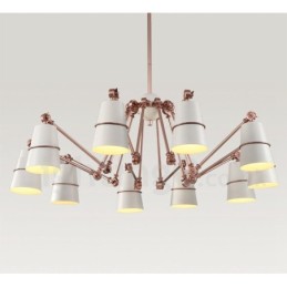 Kronleuchterlampe mit 10 Lichtern und modernem Licht im zeitgenössischen Stil