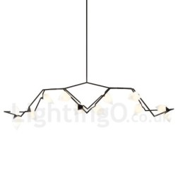 Moderne zeitgenössische 8 Licht Kronleuchter Lampe Licht