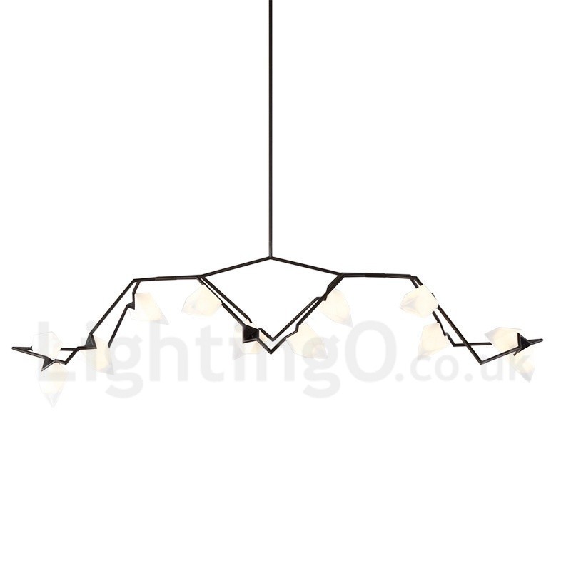Moderne zeitgenössische 8 Licht Kronleuchter Lampe Licht