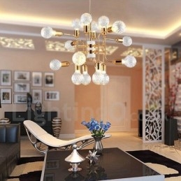 4-stufiger moderner zeitgenössischer Kronleuchter mit 16 Lichtern