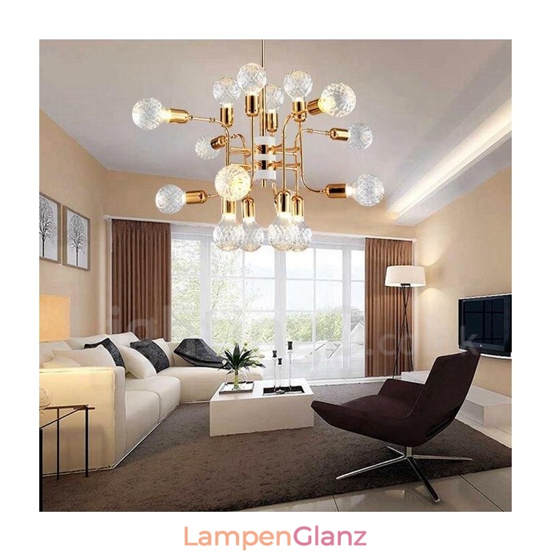 4-stufiger moderner zeitgenössischer Kronleuchter mit 16 Lichtern