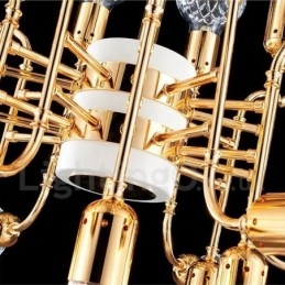 4-stufiger moderner zeitgenössischer Kronleuchter mit 16 Lichtern