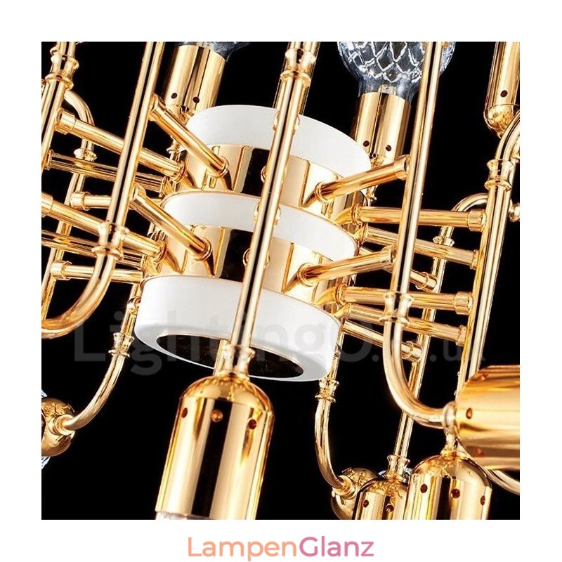 4-stufiger moderner zeitgenössischer Kronleuchter mit 16 Lichtern