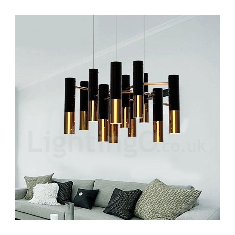 Moderne zeitgenössische 13 Licht Kronleuchter Single Tier Lampe Licht