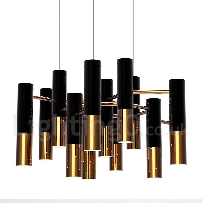 Moderne zeitgenössische 13 Licht Kronleuchter Single Tier Lampe Licht