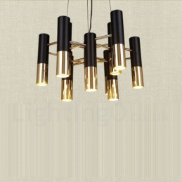 Moderne zeitgenössische 13 Licht Kronleuchter Single Tier Lampe Licht