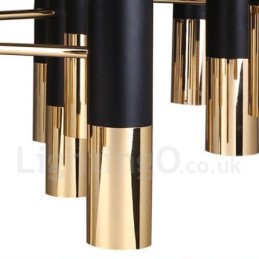 Moderne zeitgenössische 13 Licht Kronleuchter Single Tier Lampe Licht