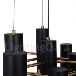 Moderne zeitgenössische 13 Licht Kronleuchter Single Tier Lampe Licht