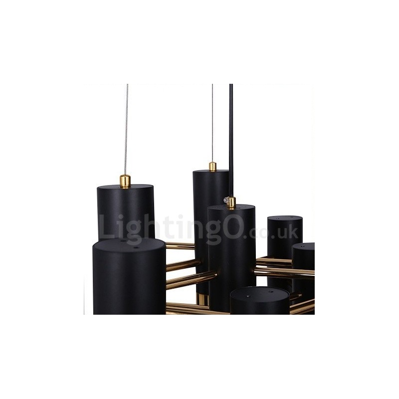 Moderne zeitgenössische 13 Licht Kronleuchter Single Tier Lampe Licht