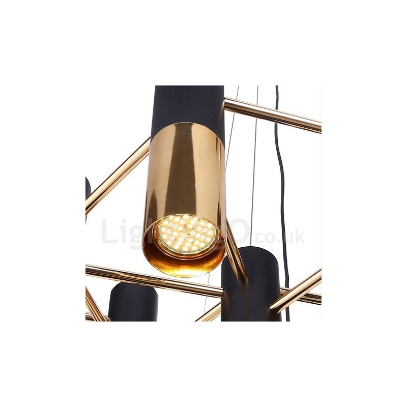 Moderne zeitgenössische 13 Licht Kronleuchter Single Tier Lampe Licht