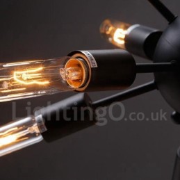 12-flammiger Retro-Vintage-Sputnik-Kronleuchter