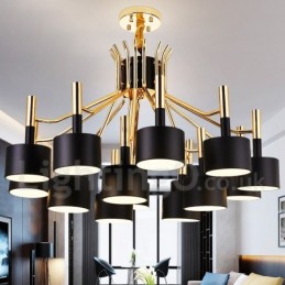15 Licht 2 Tier Moderne zeitgenössische Stil Kronleuchter Lampe Licht