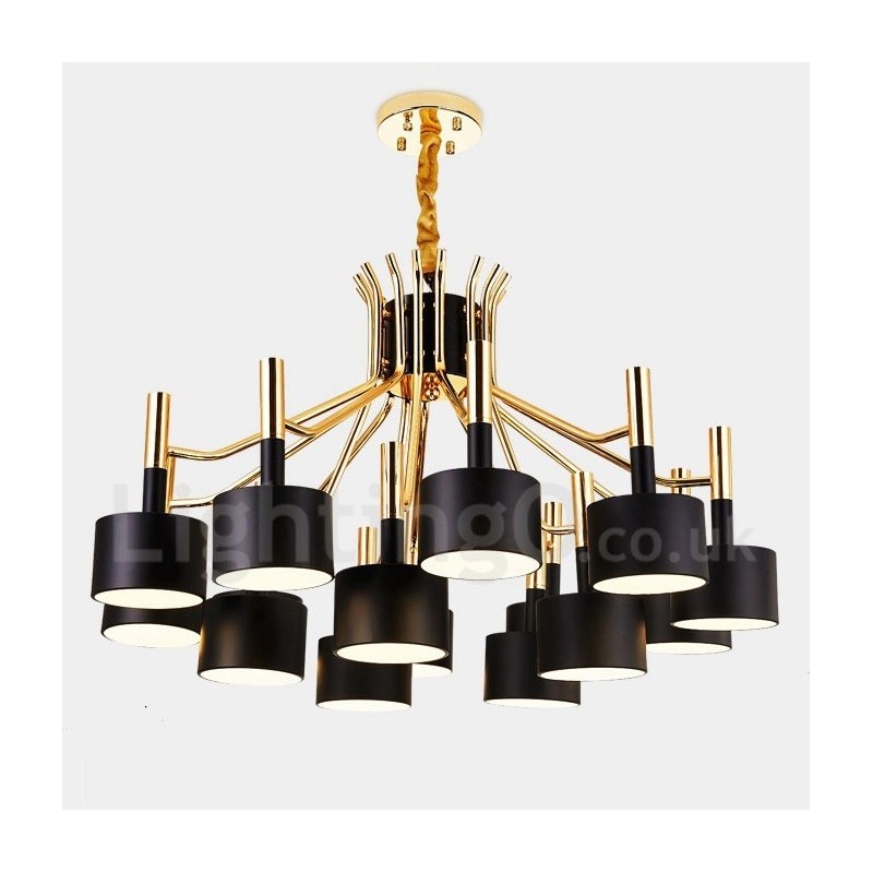 15 Licht 2 Tier Moderne zeitgenössische Stil Kronleuchter Lampe Licht
