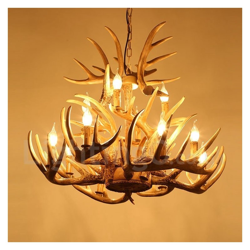 Kronleuchter im Vintage-Stil, 12 Lichter