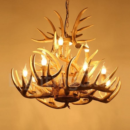 Kronleuchter im Vintage-Stil, 12 Lichter Kronleuchter im Vintage-Stil, 12 Lichter