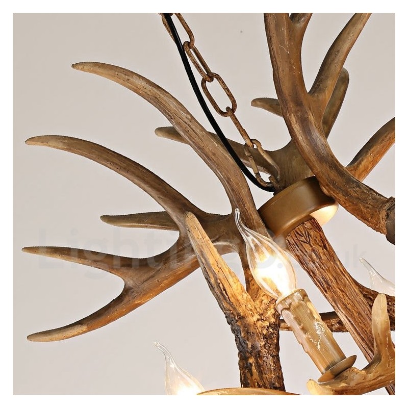 Kronleuchter im Vintage-Stil, 12 Lichter