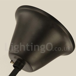 Country Retro 6-flammige einstöckige Kronleuchterlampe