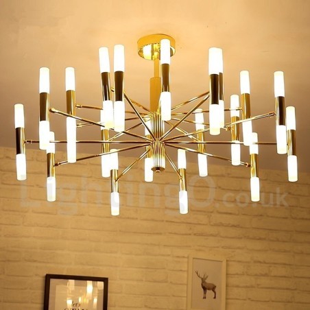 40 Licht Golden 2 Tier Moderne zeitgenössische Kronleuchter Licht Lampe 40 Licht Golden 2 Tier Moderne zeitgenössische Kronleuchter Licht Lampe