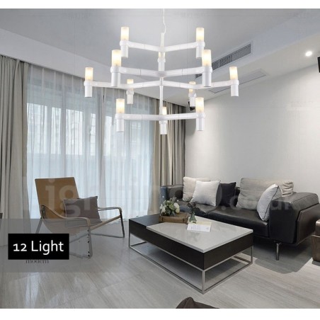12 Licht 3 Tier Moderne zeitgenössische Kronleuchter Lampe Licht 12 Licht 3 Tier Moderne zeitgenössische Kronleuchter Lampe Licht
