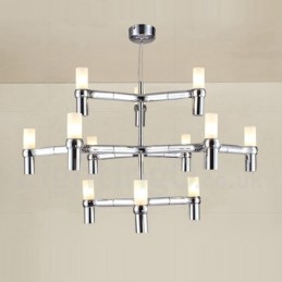 12 Licht 3 Tier Moderne zeitgenössische Kronleuchter Lampe Licht