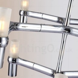 12 Licht 3 Tier Moderne zeitgenössische Kronleuchter Lampe Licht