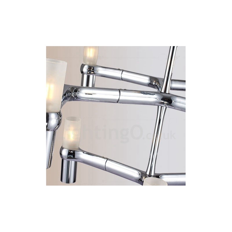 12 Licht 3 Tier Moderne zeitgenössische Kronleuchter Lampe Licht