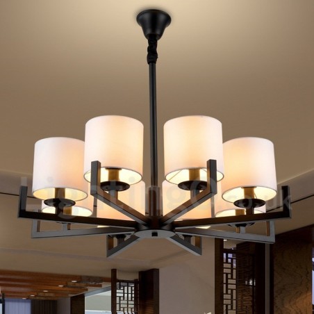 Moderne zeitgenössische 8 Licht Single Tier Kronleuchter Lampe Licht Moderne zeitgenössische 8 Licht Single Tier Kronleuchter Lampe Licht