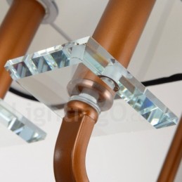 Moderne zeitgenössische 8 Licht Single Tier Kronleuchter Lampe Licht