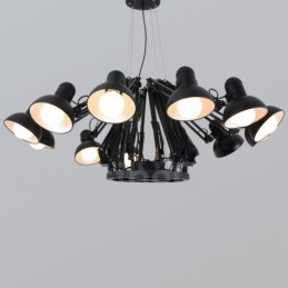 12 Licht Moderne Zeitgenössische Single-Tier Kronleuchter Lampe Licht