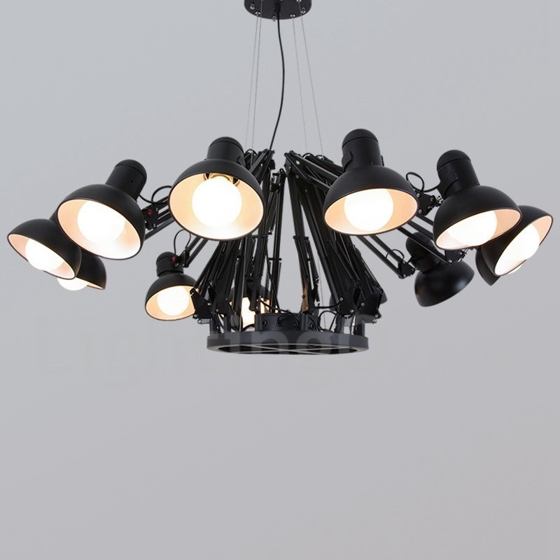 12 Licht Moderne Zeitgenössische Single-Tier Kronleuchter Lampe Licht