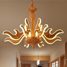 Die Kunst der Holzmaserung imitiert importierten Acryl chinesischen einfachen Kronleuchter