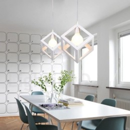 Moderne zeitgenössische mehrfarbige Pendelleuchte aus Metall mit 1 Licht