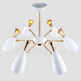 Moderne zeitgenössische 6-Licht-Kronleuchterlampe