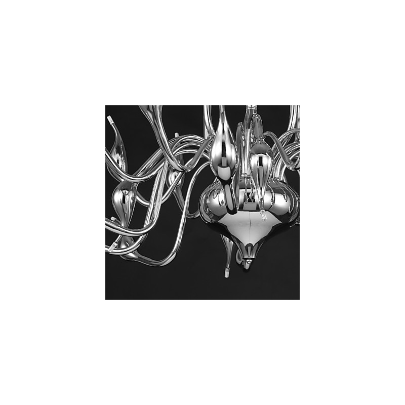 Moderne Kronleuchterleuchte 18 Lichter G4 Chrom-Finish