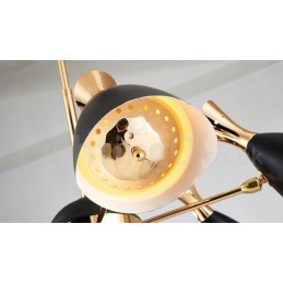 Moderne zeitgenössische 8-Licht-Kronleuchterlampe