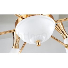 Moderne zeitgenössische 8-Licht-Kronleuchterlampe