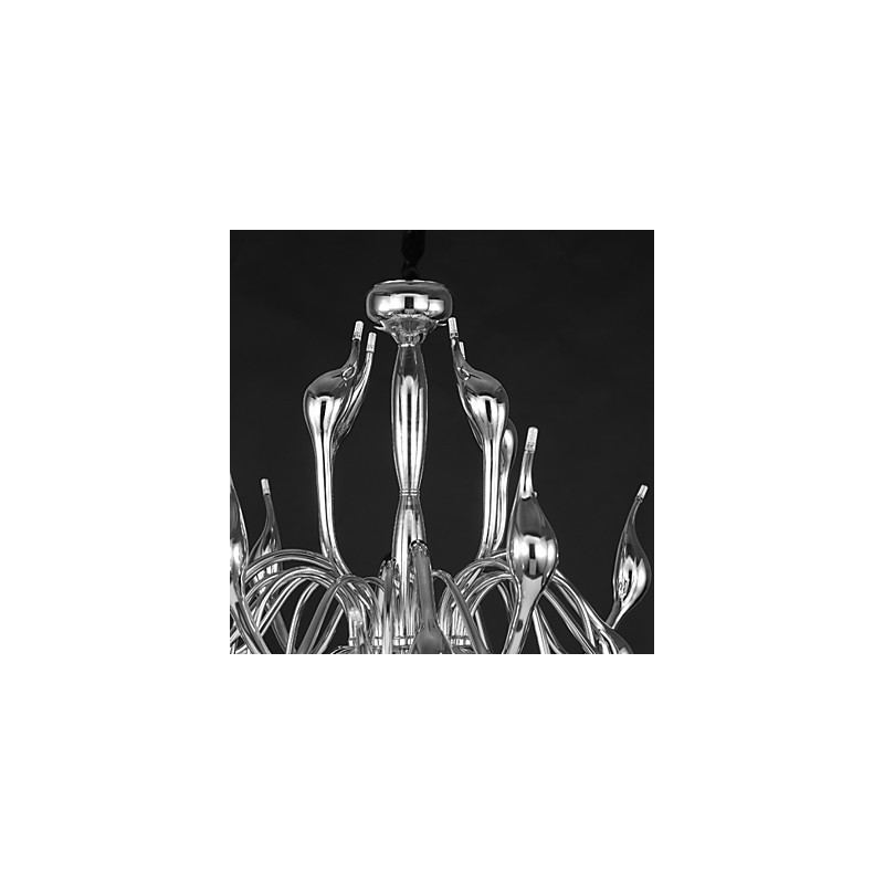 Moderne Kronleuchterleuchte 18 Lichter G4 Chrom-Finish