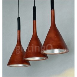 1-flammige Vintage-Beton-Pendelleuchte