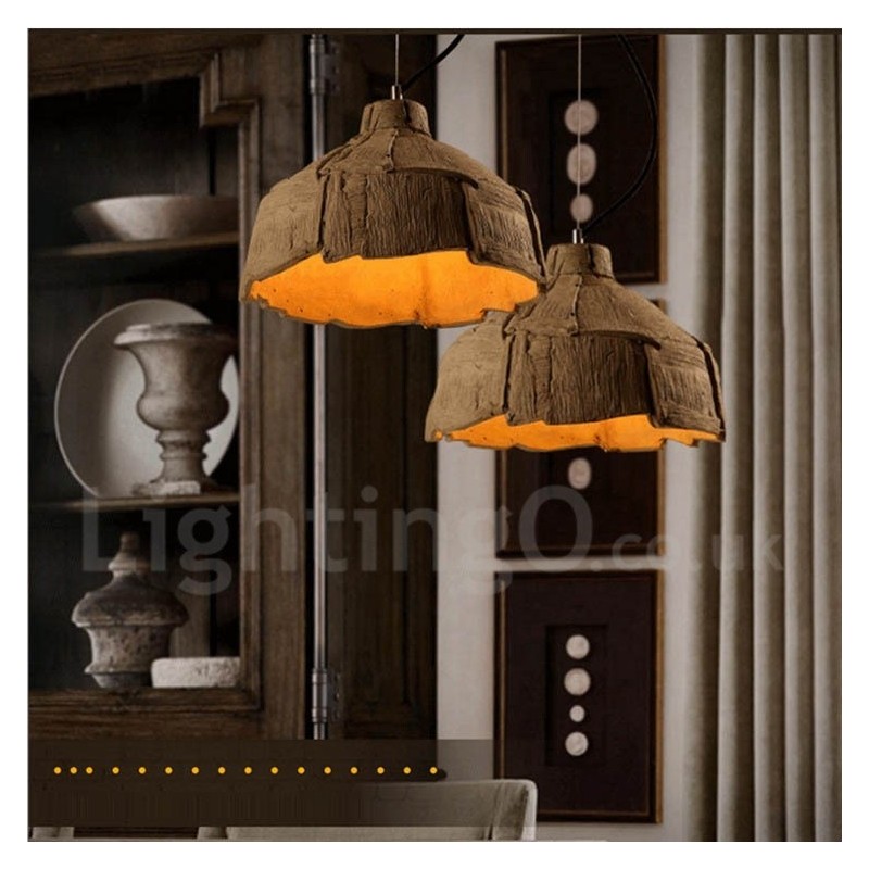 Vintage Beton Pendelleuchte